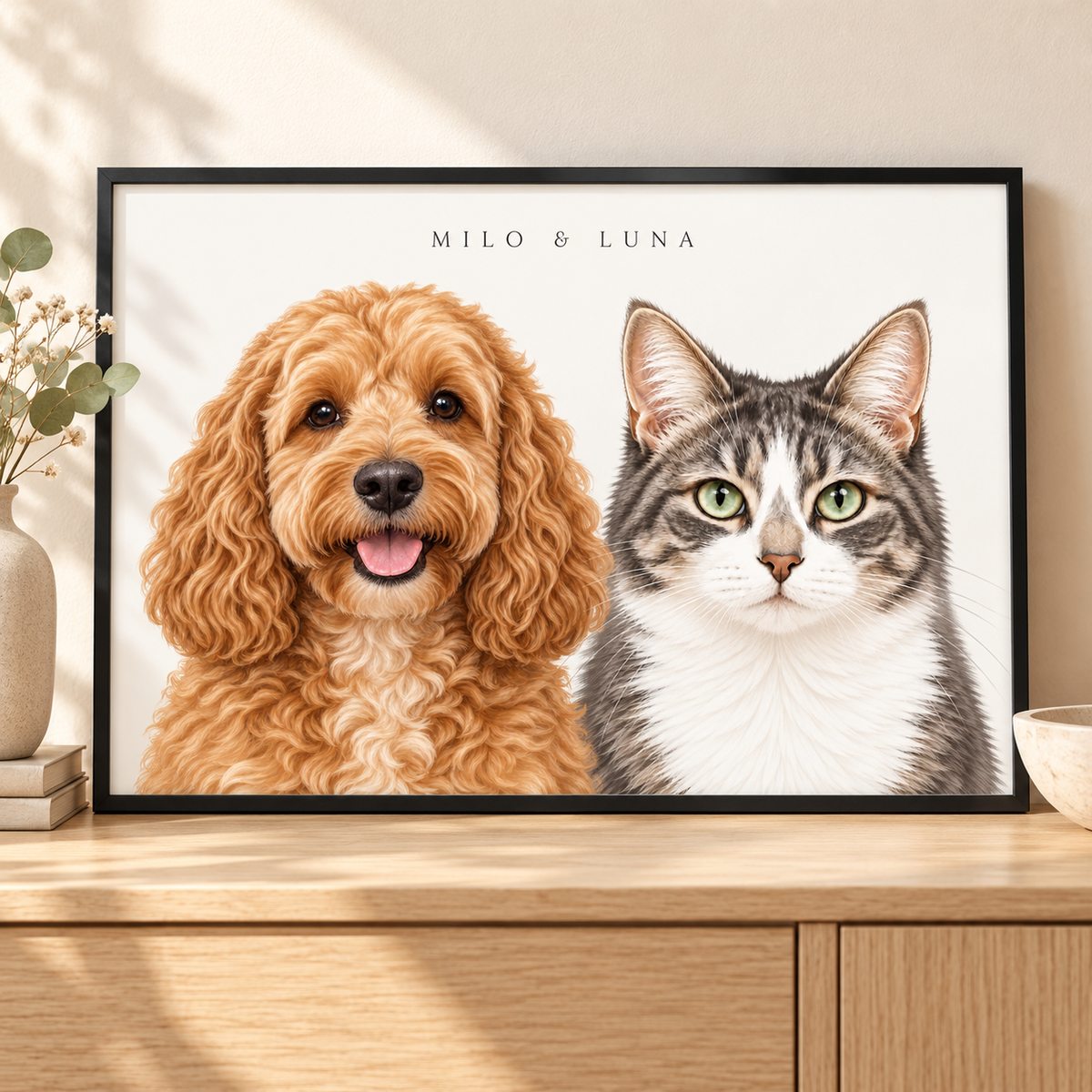 Modern Pet Portraits illustration
