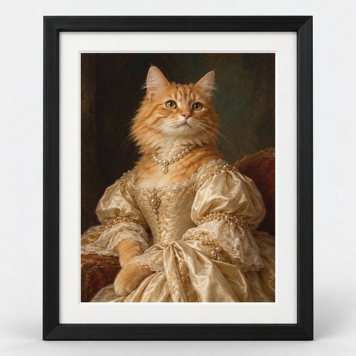 Original illustrative royal portrait. DEMO shopping test.