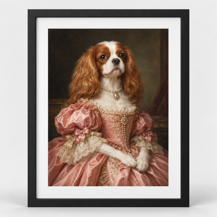 Original illustrative royal portrait. DEMO shopping test.